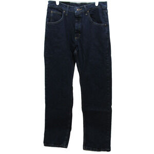 Wrangler Jeans Five Star REGULAR FIT Flex Mid Rise 1% Spandex Dark Blue 31x30